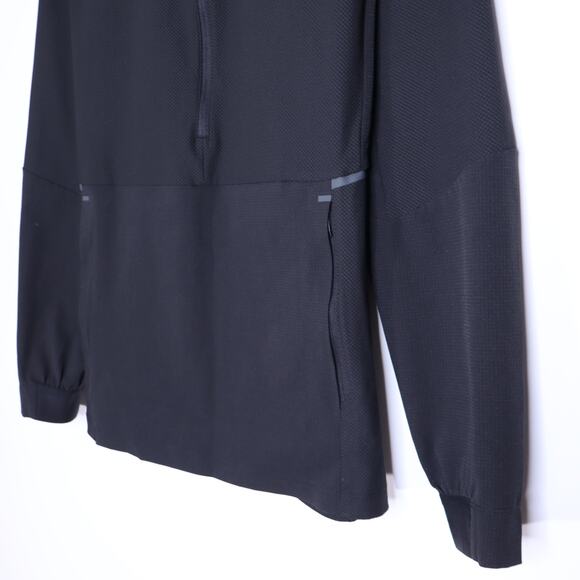 LULULEMON License to Train Half Zip Pullover Black Performance Jacket Men's S - Picture 3 of 8